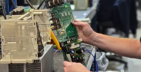 CNC electronic repair and PCB diagnostics carried out by Neutronic Technologies industrial electronics engineers