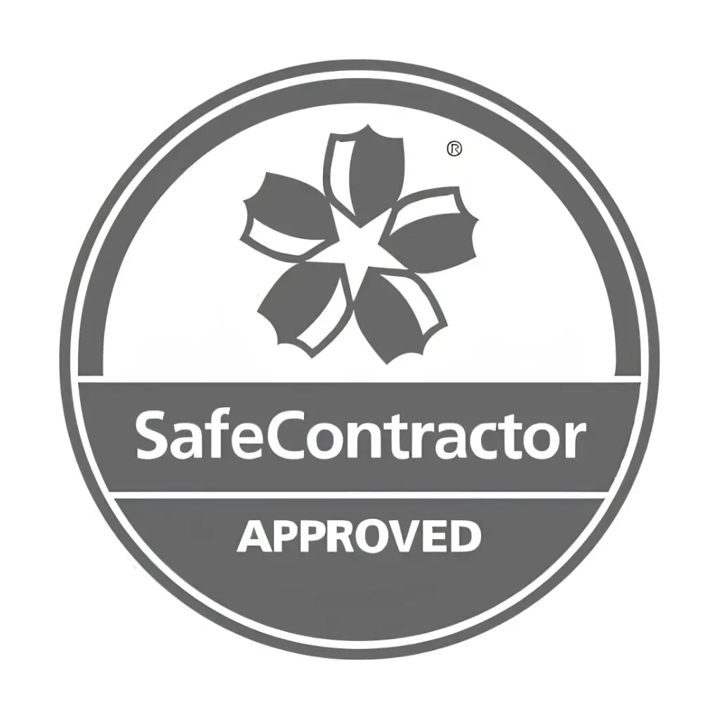 SafeContractor Approved accreditation logo for health, safety and compliance standards in industrial engineering services
